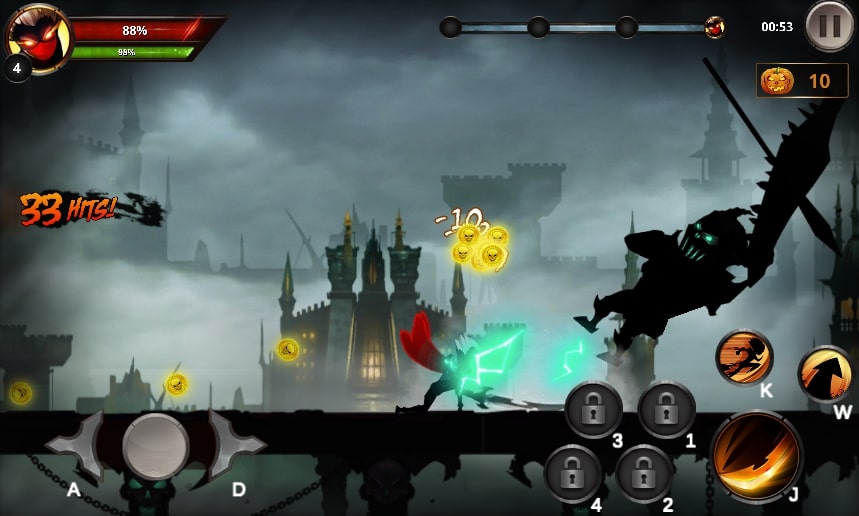 When the special monster appears, players need to quickly deal with the smaller monsters, then unleash all their strength to fight the big monster in Stickman War game at smash karts.com.